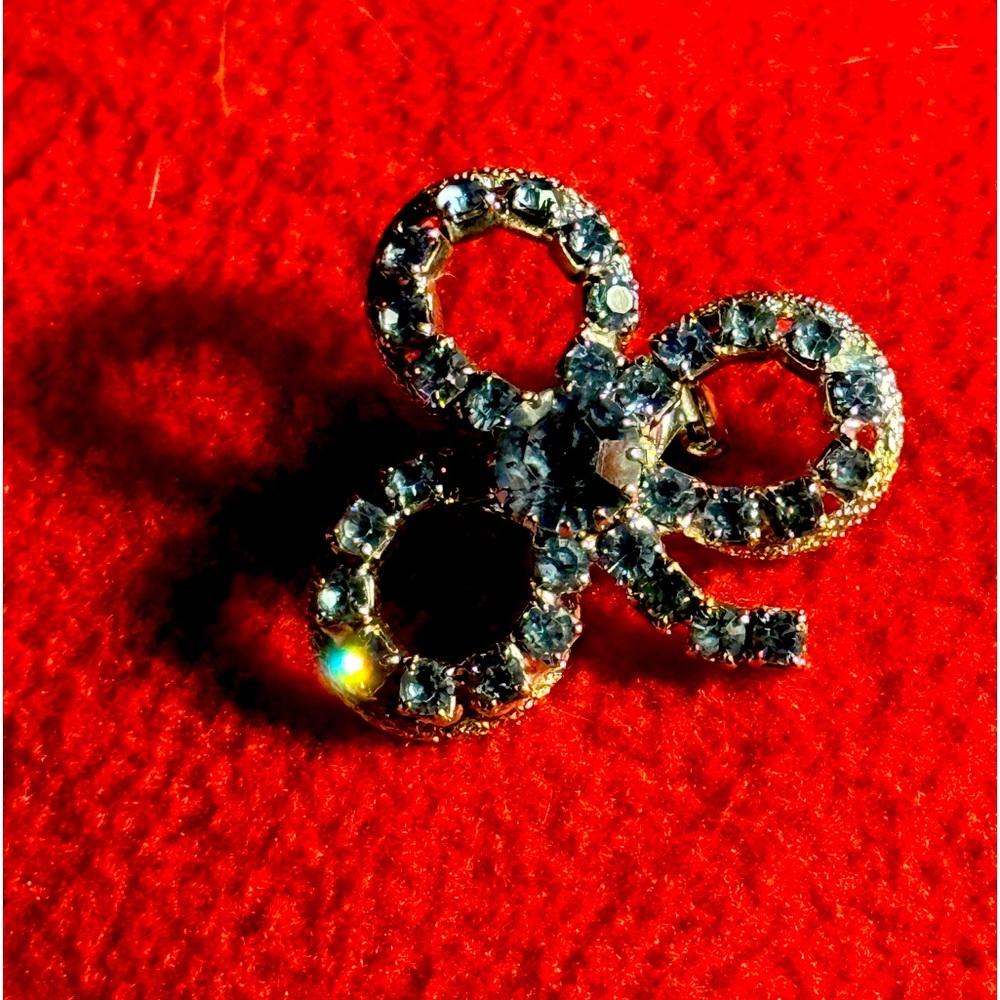 Vintage Blue/Silver Brooch